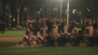 Taditional welcome ceremony, known in Fijian as ‘Veiqaraqaravi Vakavanua’