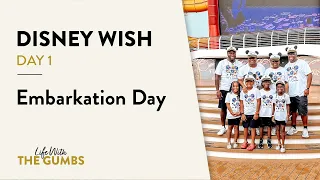 Our Very First Disney Cruise | Disney Wish | Cruise Vlog | Embarkation Day | Day One Activities