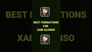 Best formations for xabi alonso | Best quick counter formations
