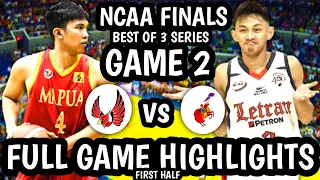 NCAA FINALS GAME 2: LETRAN vs MAPUA FULL GAME HIGHLIGHTS|FIRST HALF|05-22-22