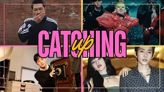 CATCHING UP  RM, TREASURE, CHEN and Jay Park (Feat. NATTY of KISS OF LIFE) ​REACTION (in french)🇧🇪