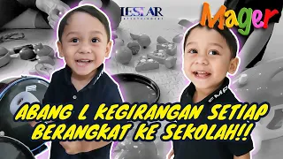 MAGER : KETIKA ABANG L SAMPAI DI SEKOLAH SIBUK MAIN ALAT MUSIK DRUM!! CALON ANAK MUSISI!!