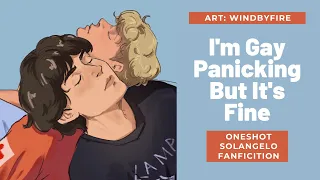 I'm Gay Panicking But It's Fine  ~ A Solangelo Percy Jackson OneShot Fanfiction