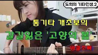 통기타 배우기.2- '고향의 봄'  가는 길을 잃었어..