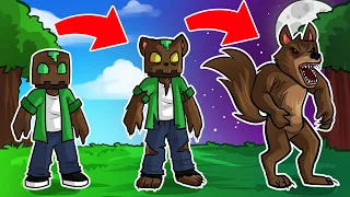 MINECRAFT pero SI MUERO ME TRANSFORMO en HOMBRE LOBO! 😱🐺 MINECRAFT ALEATORIO