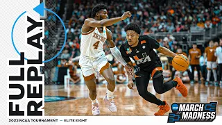 Miami (FL) vs. Texas - 2023 NCAA men's Elite Eight | FULL REPLAY