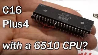 Commodore 16/Plus4 CPU Replacement (or how to build an adapter)