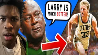 I WONT ADMIT IT!! LEBRON FAN REACTS TO Why Michael Jordan rates Larry Bird over Lebron James