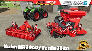 FS22 | KUHN HR3040/Venta3030 - Farming Simulator 22 New Mods Review 2K60