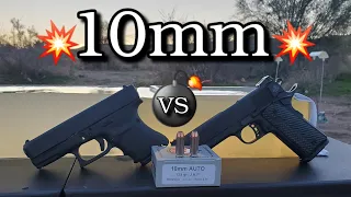 10mm 135gr Underwood Ammo Test (Glock 29 VS RIA Ultra FS) in Ballistics Gel
