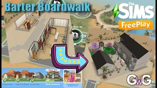 The Sims Freeplay- Sim Springs Part 10: Barter Boardwalk Walkthrough [Palm Promenade]