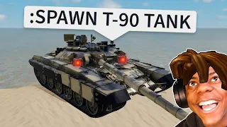 War Tycoon Funny Moments (T-90 TANK)