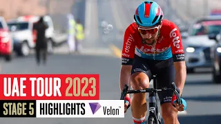 High-speed sprint | UAE Tour 2023 Stage 5 highlights