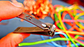 3 New Ways to strip Copper Wires quickly and easily. You didn't know that.