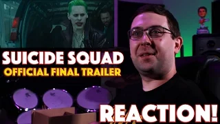 REACTION! Suicide Squad Official Final Trailer - Superhero Movie 2016