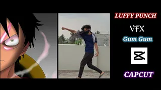 Luffy gum gum punch VFX 🔥 , stretchable hand VFX , one-piece VFX , luffy punch VFX ,fire hand