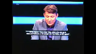 A question about Lord Voldemort NOT appearing in a "Harry Potter" film on Tipping Point.