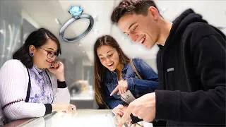 ENGAGEMENT RING SHOPPING AT 17!!!! **not clickbait**