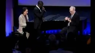 Peter Buffett, Warren Buffett, and  Akon Perform "Ain't She Sweet"