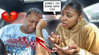 Breaking Up With My Boyfriend Before Valentines Day Prank *HE CRIED*