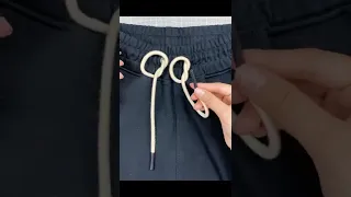 Life hacks: craft ideas for long pants/trouser rope/ how to mkae knot of ties/tiktok viral shorts