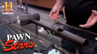 Pawn Stars: DEADLY WWII JAPANESE KNEE MORTAR (Season 7) | History