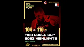 🏀🔥 Lithuania Shocks the World: USA 104 vs Lithuania 110 🇺🇸🤯🇱🇹