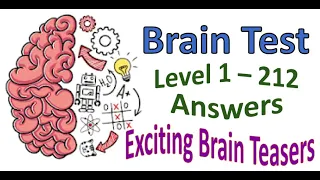 Brain Test Answers for All Levels | Level 1 - 212 | Complete Walkthrough