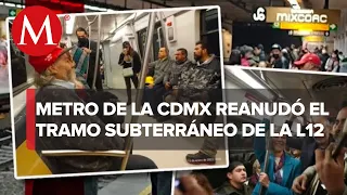 Metro de CdMx reabre tramo subterráneo de LÍNEA 12; acceso será gratuito hoy