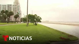 En video: Así tocó tierra el huracán Idalia en Tampa, Florida | Noticias Telemundo