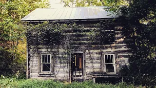 Abandoned Log Cabin Hidden Deep in the Woods w/ Antiques Inside