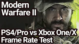 Call of Duty Modern Warfare 2 PS4/Pro vs Xbox One X/S Frame Rate Comparison