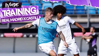 Real Madrid and Castilla train together with Ancelotti and Raúl