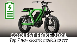 7 Coolest New Electric Bikes Featuring Fresh Looks & Smart Tech for 2023-2024