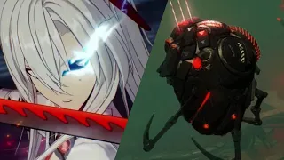 【Punishing: Gray Raven】Alpha Crimson Weave Vs Hetero-Hive Mother Stylish Perfect Parry No Damage