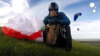 Paraglider Control: Strong Wind Launch Tips (Promo)