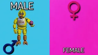 Fnaf Characters Gender Swap edit | Fnf Con Genero Opuesto