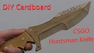 How to Make a DIY CS:GO Cardboard Huntsman Knife