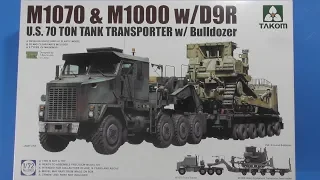 Sprue Review Takom 1/72 M1070 & M1000 w/D9R Dozer