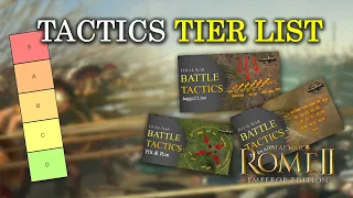 TACTICS TIER LIST - Total War: Rome 2 [Divide Et Impera]