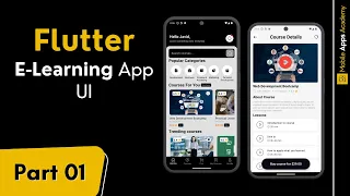 E-Learning App UI Development | Part 01 | Flutter Tutorial
