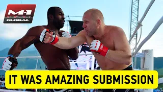 WOW ! Amazing submission from Sergey Kharitonov against HUGE BRAZILIAN! EVERYBODY WAS SURPRISED! WOW