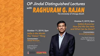 Raghuram Rajan — India in the World: The “Vision” Thing