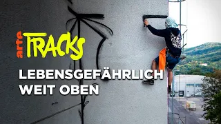 Abseilen und Train Surfing: die Graffiti-Aktionen von Ikarus | Arte TRACKS