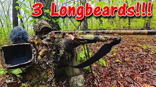 Opening Day PA Spring Turkey 2023: Public Land Self-Filmed 3 Longbeards 4.29.23