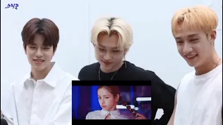 Stray kids reacting to Xg - Tippy toes