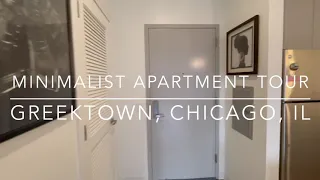 MY MINIMALIST APARTMENT TOUR | GREEKTOWN, CHICAGO, IL.