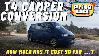 T4 camper conversion