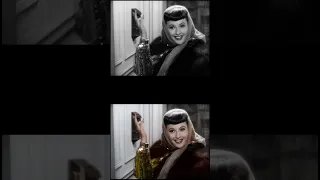 Ball of Fire (1941) - "Hi-de-ho" Scene [Colorized Comparison]