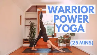 POWER YOGA WORKOUT | Warrior Yoga Flow For Strength and Tone  (Advanced)